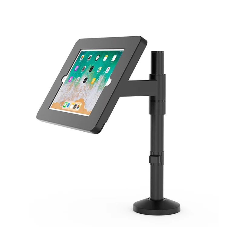 Counter top flexible Pole tablet stand height adjustable tablet stand