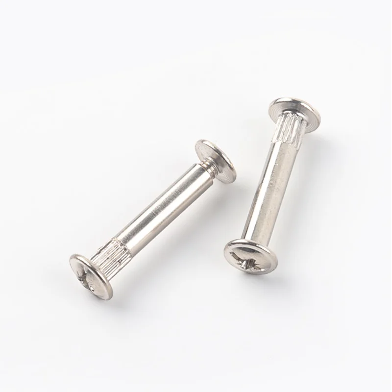 Stainless Steel Joint Connector Screw Hex Socket Head Furniture Bolt Nut Set Male And Female Binding Post Chicago Screw