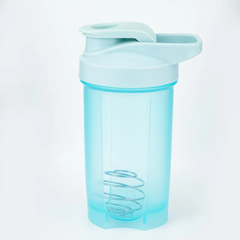 Wholesale Custom Logo 17oz Protein Sports Water Bottle with Mixer Ball BPA Free 500ml GYM Fitness Protein Shaker Bottle