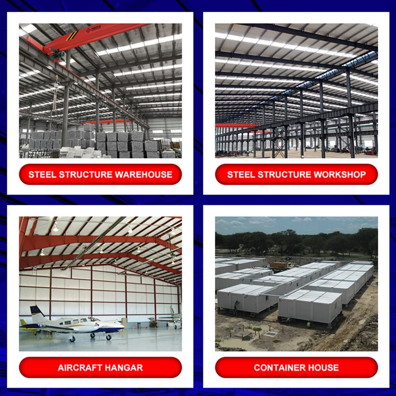 Prefabricated Plants And Workshops Industrial Prefab Storage Shed Steel Structure Warehouse Prices Construction Design