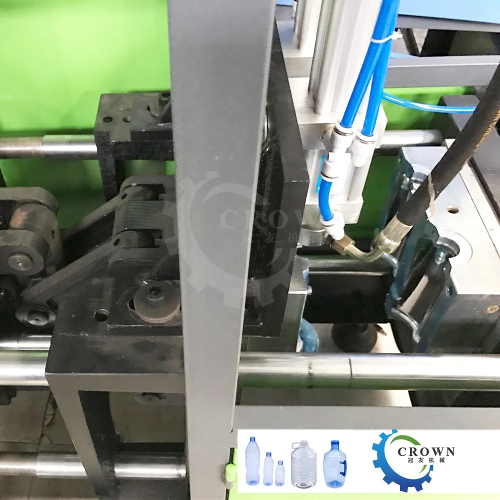 4 cavity semi auto blow molding machine bottle