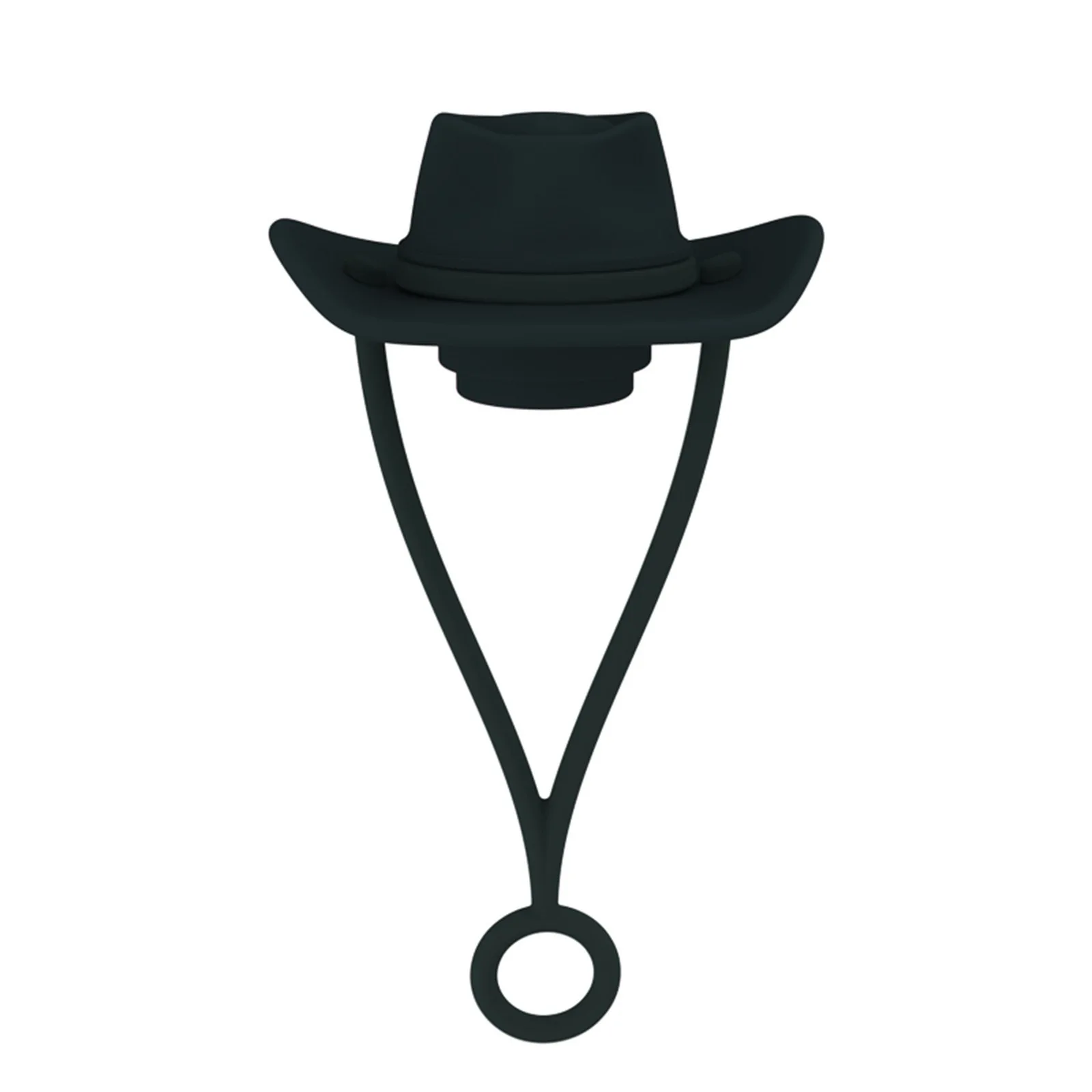 Reusable 10mm Straw Cover Caps for Stanley Cup Cowboy Hat Straw Topper Compatible with Stanley Hats Tumbler