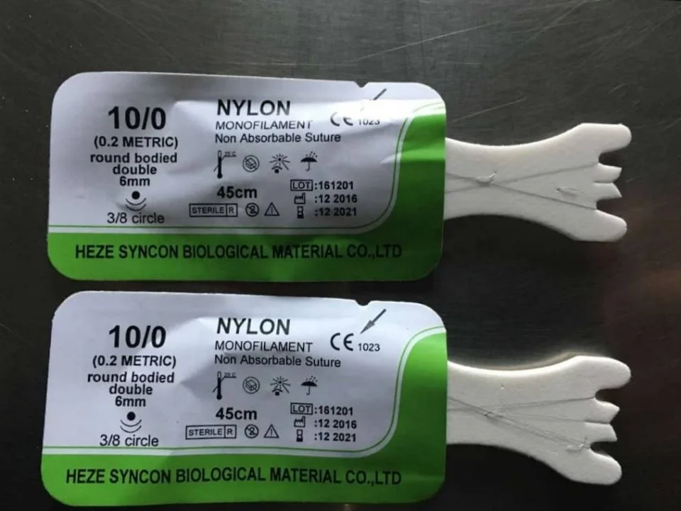 Surgical Suture Polyglactin 910 PGLA  Chromic catgut absorbable Silk Nylon Polypropylene Medical Sutures 75CM 45CM 30CM