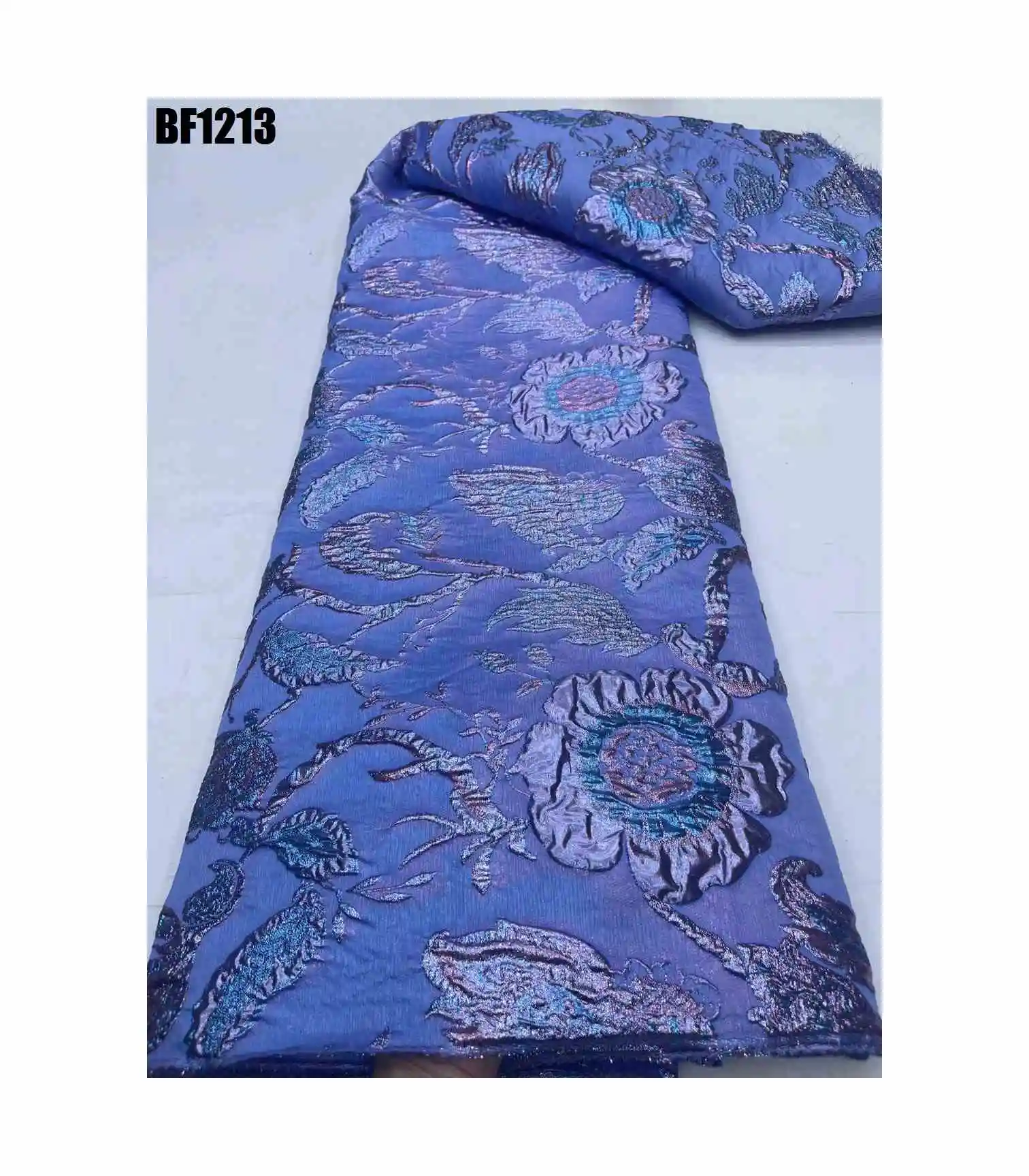 Embroidery High Quality george lace fabric african jacquard brocade fabric Damask Lace Dress