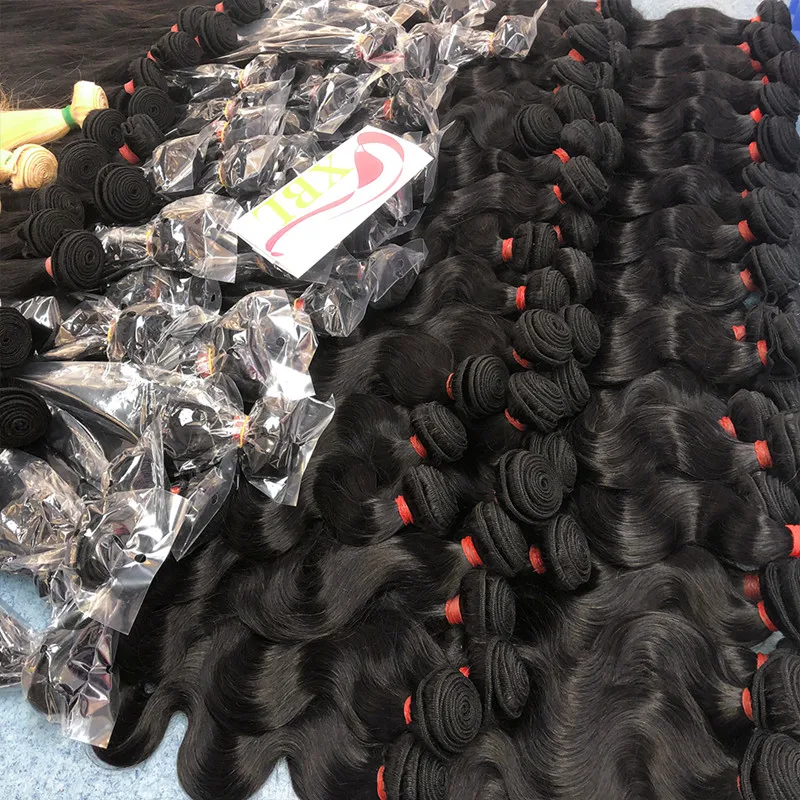 Guangzhou Xibolai Hair Products Extension No Shedding Hair Wholesale 10A 100% Virgin Brazilian Raw Cuticle Aligned Human Hair