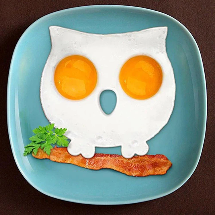 Silicone Egg Fryer Kitchen Baking Tools Animal Shaped Pancake Mould Frying Mold Cooking