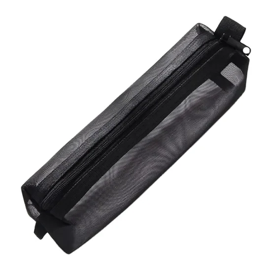 RPET Recyclable Wholesale Custom LOGO Cheap PVC Simple Zipper Pencil Case