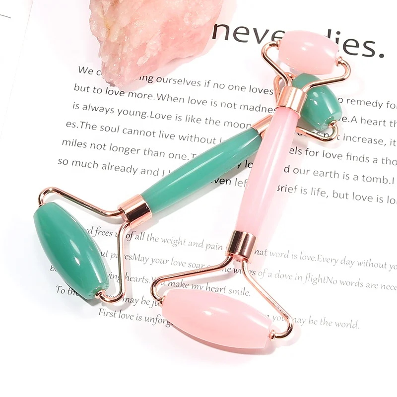 Face Resin Massager Roller Slimmer Lift Wrinkle Remover Slimming facial Massage Roller Natural Resin Roller