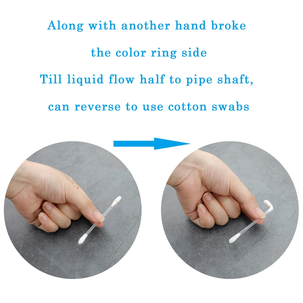 Wholesale Price 1500pcs Per Roll Cheapest Teeth Whitening VE Oil Swab Disposable Vitamin E Cotton Swab for Tooth Bleaching