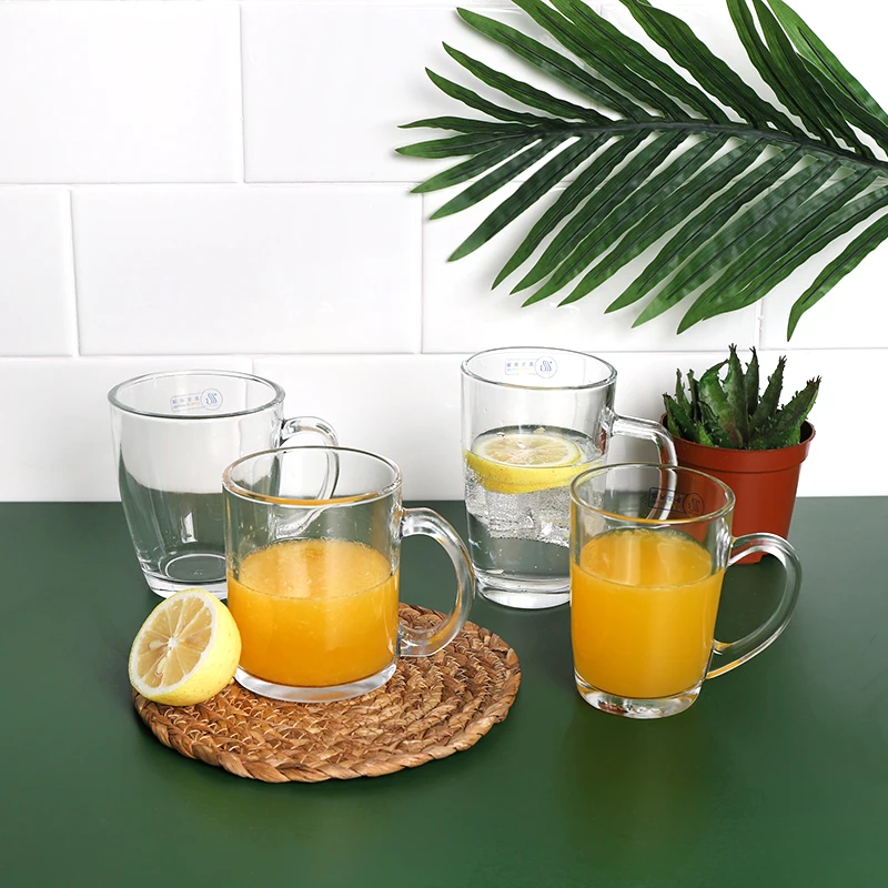 Clear Glass Charger Plate Clear 9inch Tableware Transparent Glass Dinner Cake Food Dessert Plate Bowl Set Table Wholesale Bulk