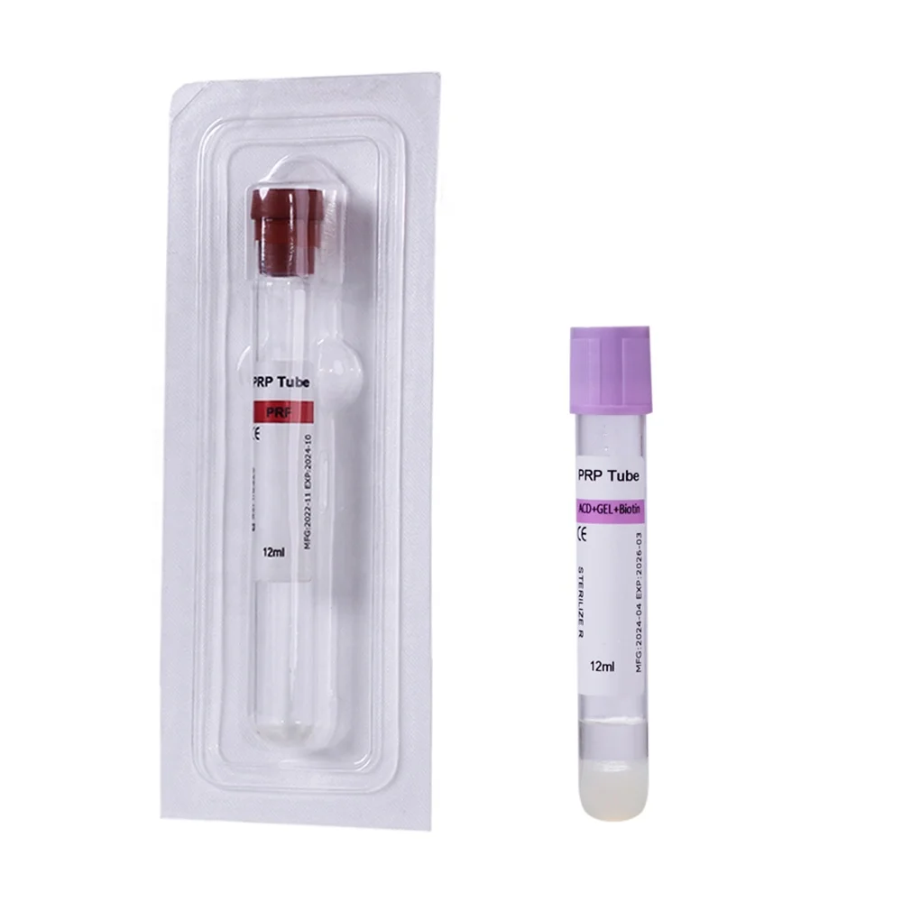 Hot sales vacuum blood collection tube Skin Rejuvenation prp tube prp kit for prp machine