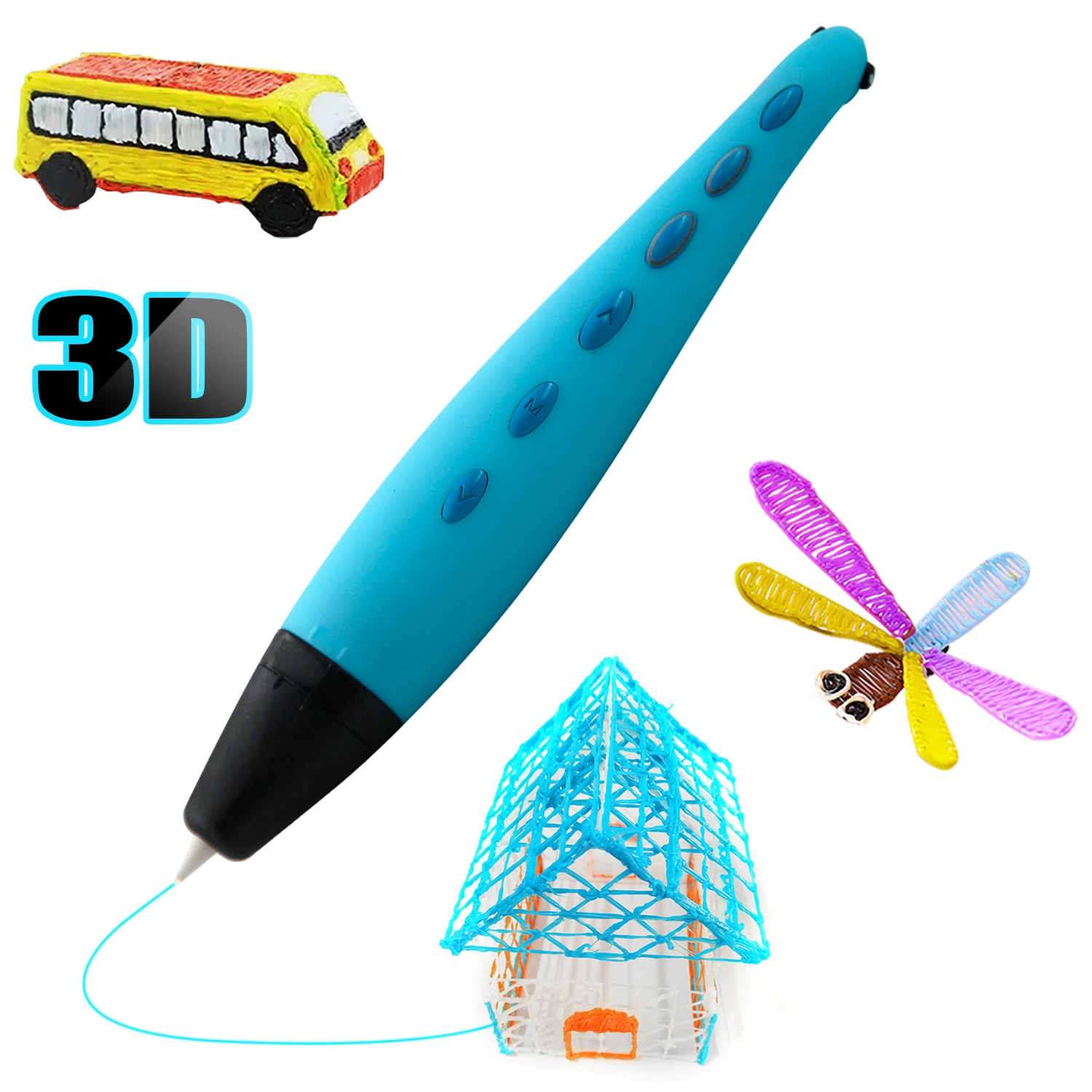 Cute Children Puzzle Creative Dinosaur 3D Brush 3D Pen