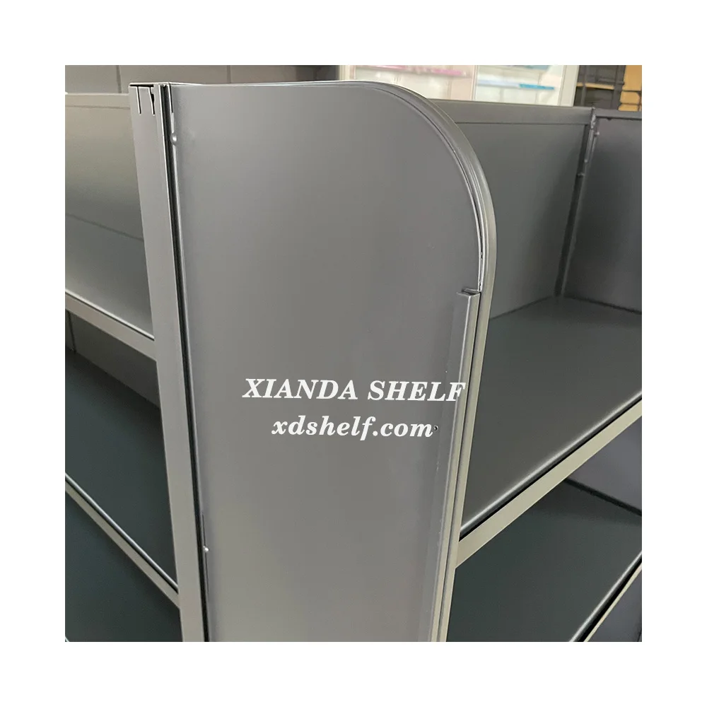 mini super market convenience store shelves