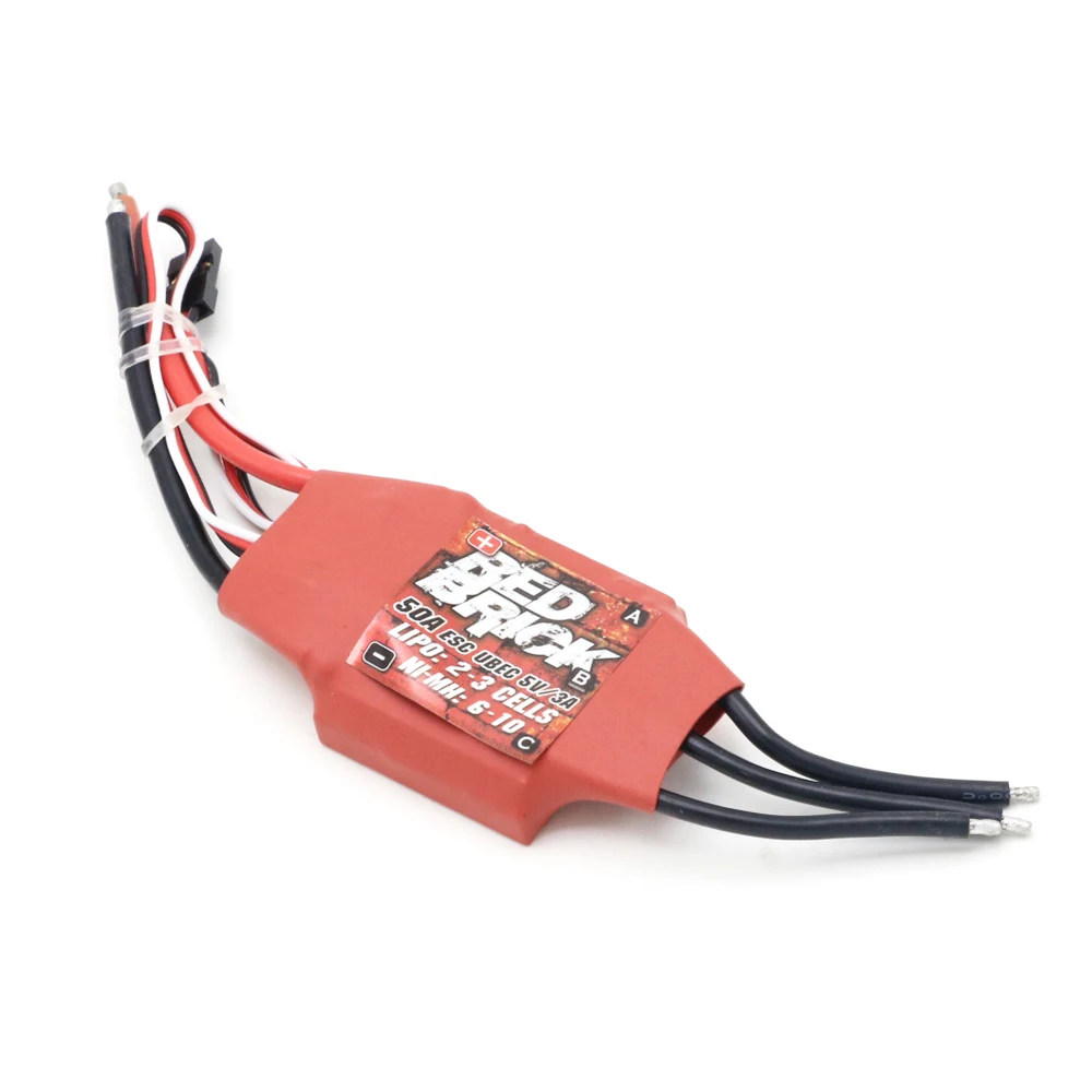 Chinese Factory Red Brick 50A/70A/80A/100A/125A Brushless ESC Electronic Speed Controller 5V/3A 5V/5A BEC for FPV Multicopter