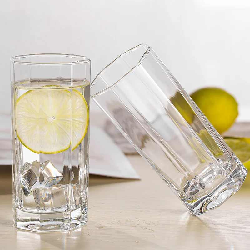 Конкурентоспособная цена DELI 10 8 oz 320ml Highball уникальные модные современные милые питьевые очки для воды