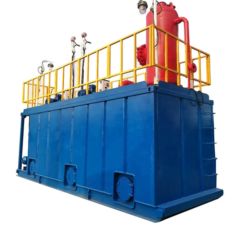 Offshore platform mud cleaning equipment system