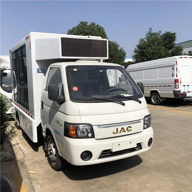 4x2 евро 6 бензиновые светодиодные Мобильные Рекламные грузовики JAC для