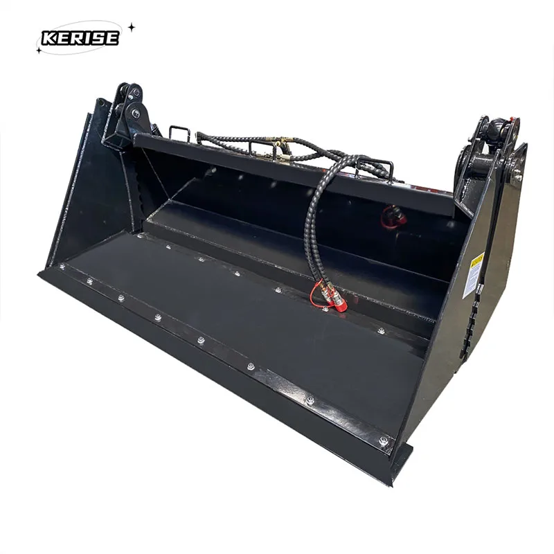 High efficiency Hydraulic 4 in 1 Combination Bucket for Backhoe and Skid Steers Loader