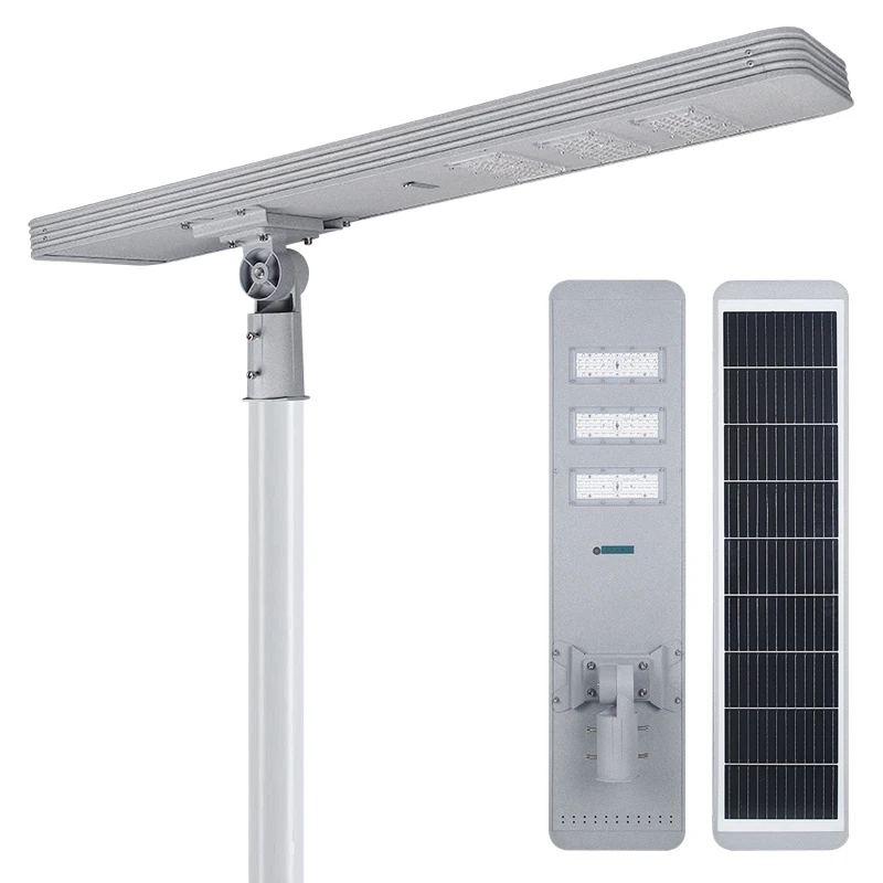 outdoor waterproof high lumen energy saving all in one integrated road smart led solar street light