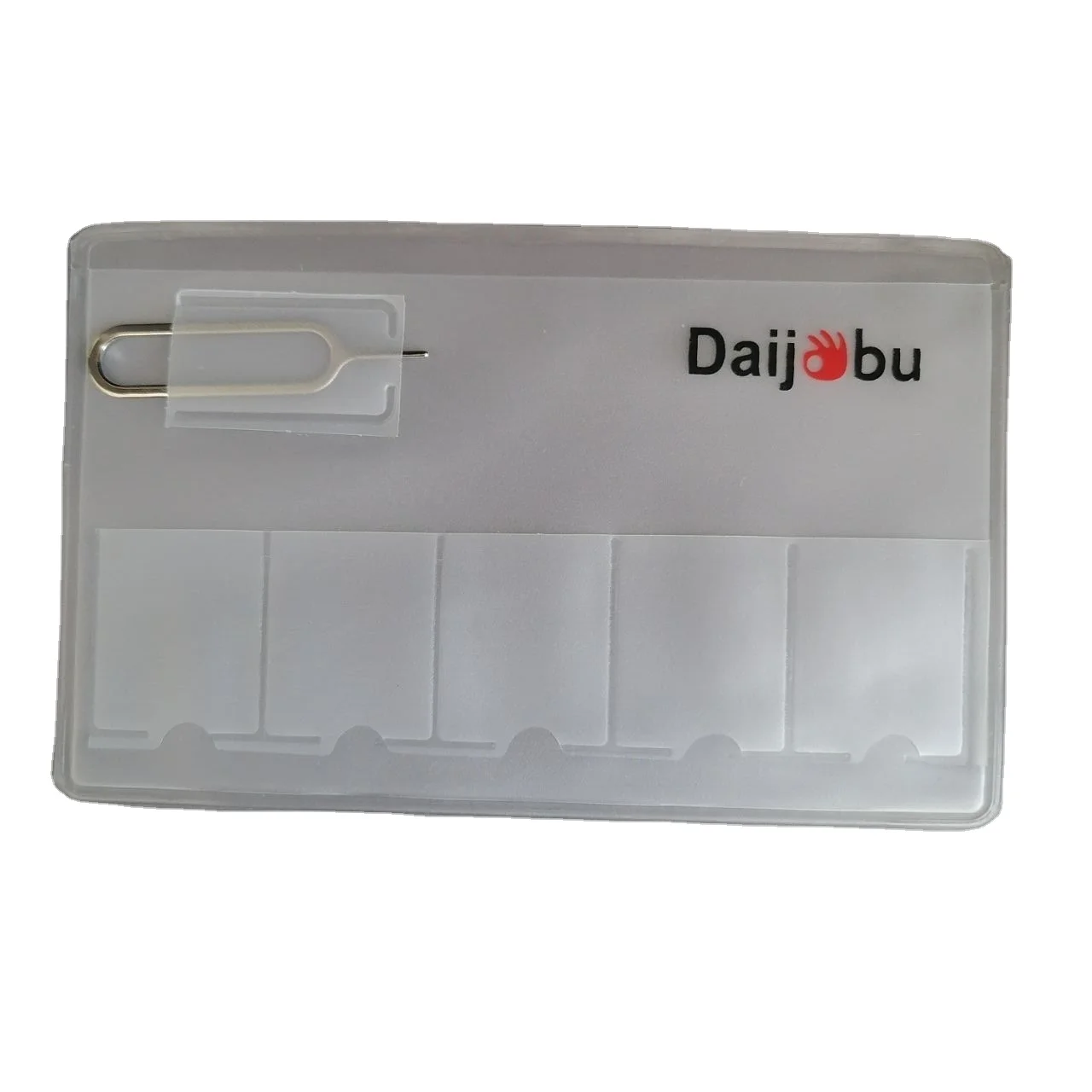 Custom PVC SIM Card ID Card Holder, Plastic Micro Nano SIM Card Sleeve, SIM Card Pouch with Printing LOGO