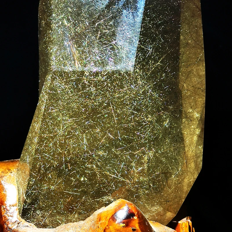 Wholesale Natural  golden Rutilated Quartz Points reiki Rutile crystal Towers Rock  Rutilated Quartz tower For healing