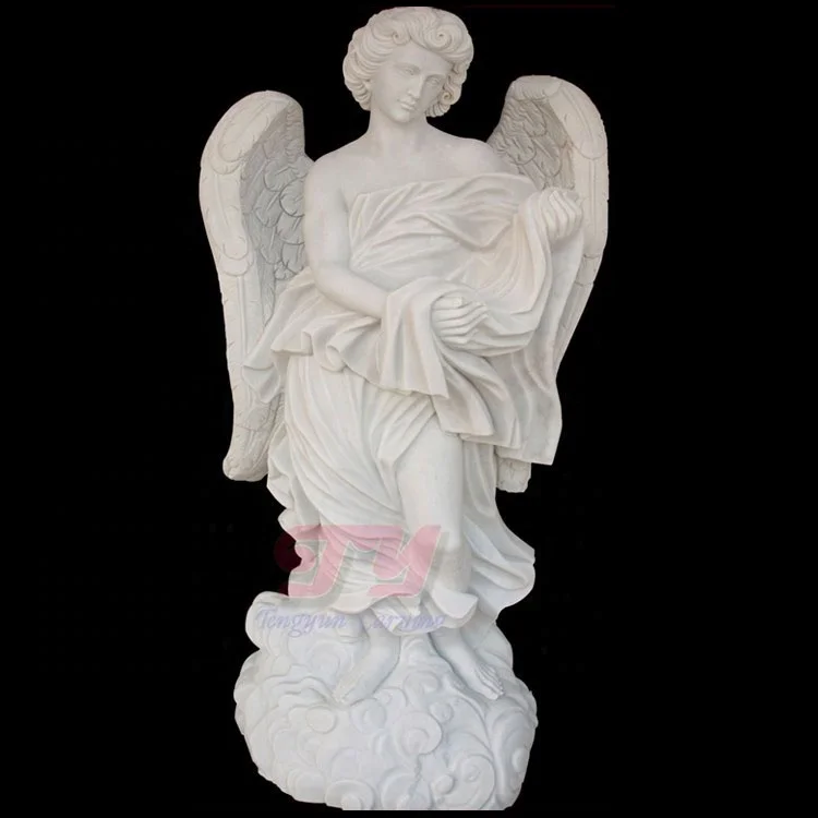 Italian Style Small Size Marble Angel Cemetery