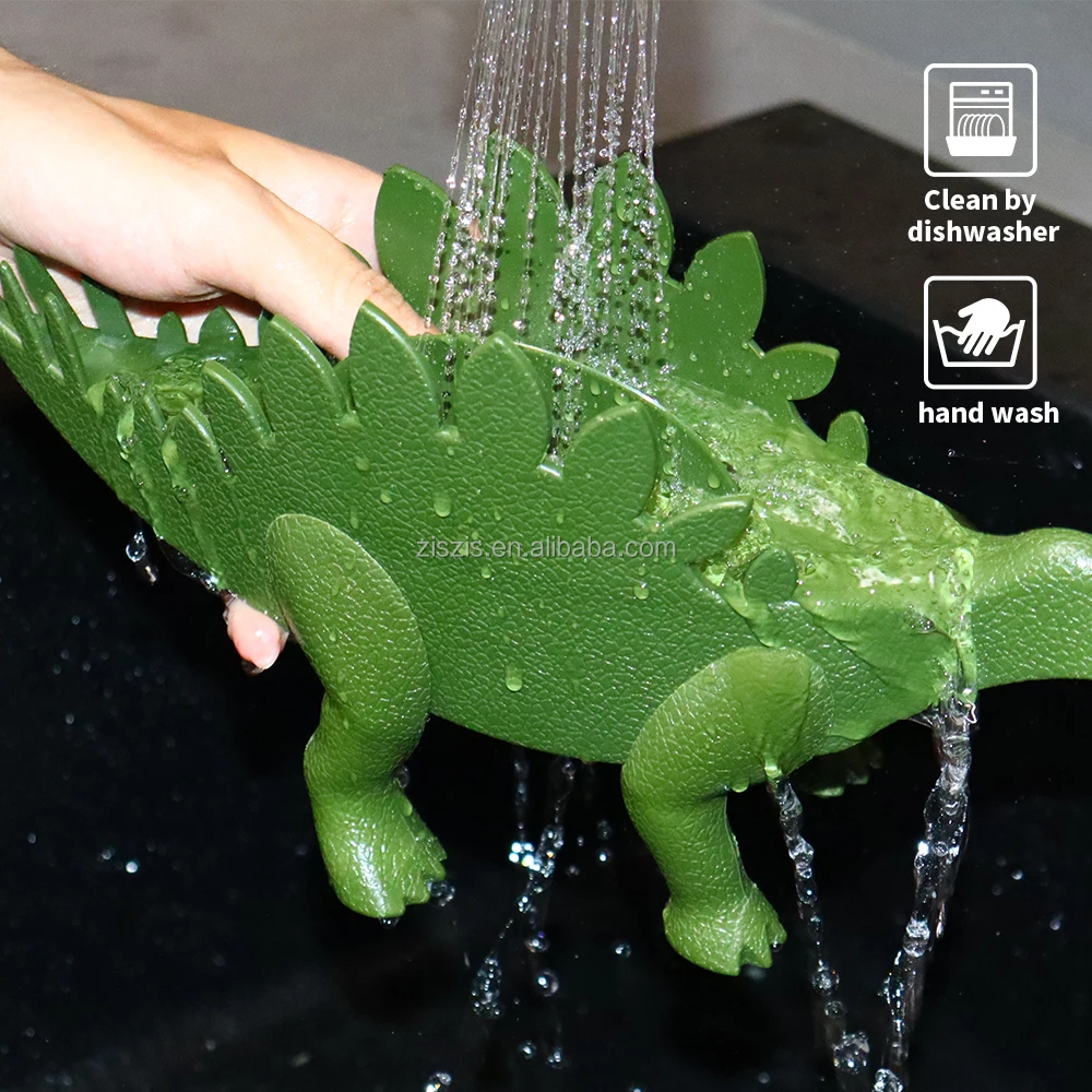 Kid at Heart Crafts Dinosaur Food Holder Fun Kitchen Gadgets - Taco Tuesdays Holder Party Accessory  Green