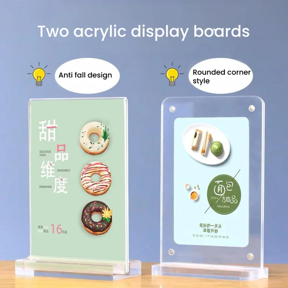 Acrylic Picture Frames Thickness Magnetic Transparent Standing Clear Acrylic Photo Frame Picture Frame
