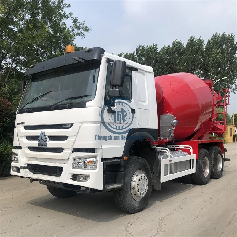 HOWO Mixing Mixer 10 Wheels 12 Cubic concrete mixing truck 6x4 concrete mixer truck for Philippines