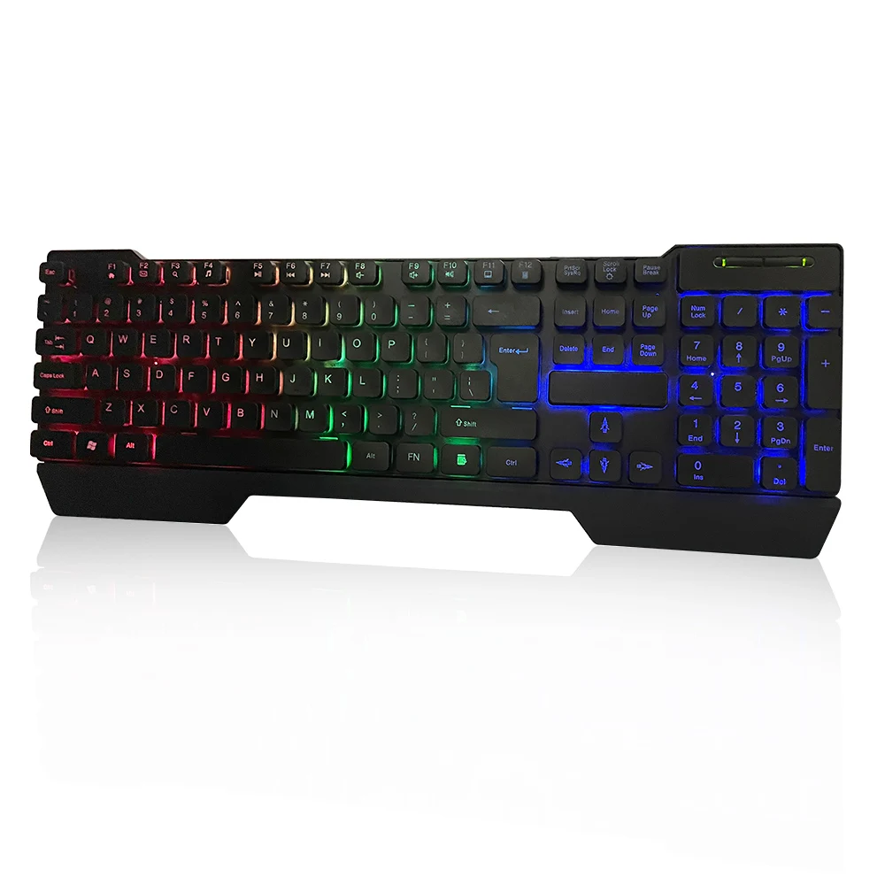 
High Quality RGB LED Computer Gaming Keyboard 104/105 Keys USB Wired Gaming Keyboard 
