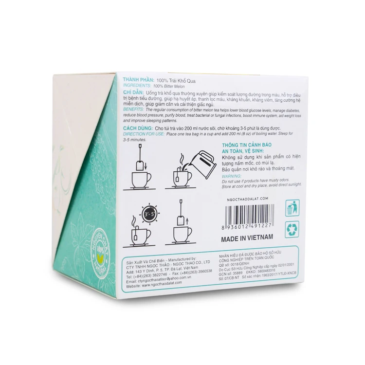 
Custom Production For Logo On Demand Beauty Firming Bitter Melon Teabag Juice 