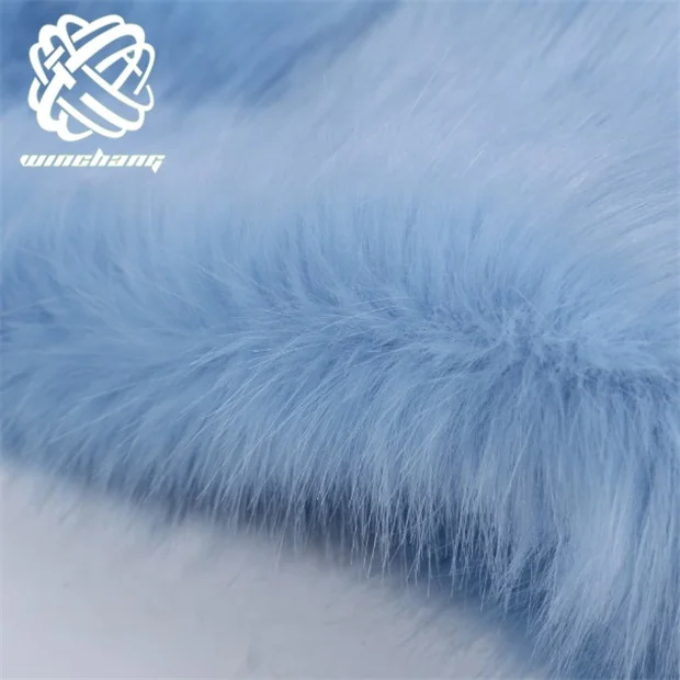 China Manufacturer Wholesale Long Pile Plush Fashion Super Soft Artificial Fake Fox Fur Fabric For Coat