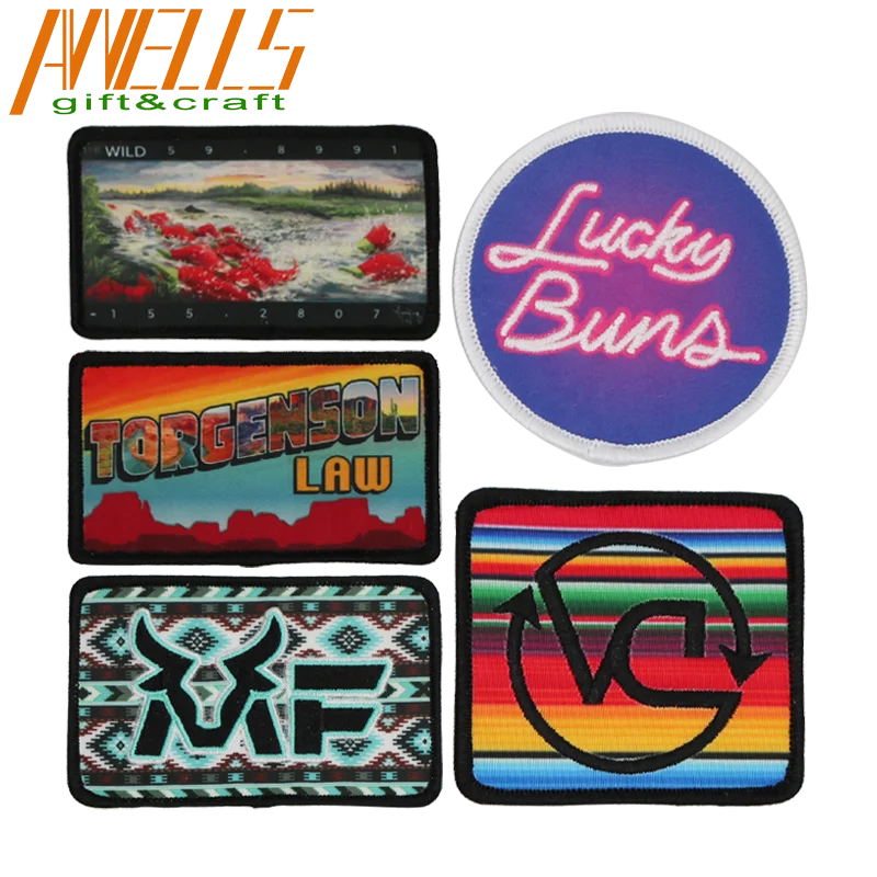 Sublimation Hat Patches Fabric Iron-on Blank Patches with Heat Glue for Hats Shirts Shoes Jeans Bags Supplies
