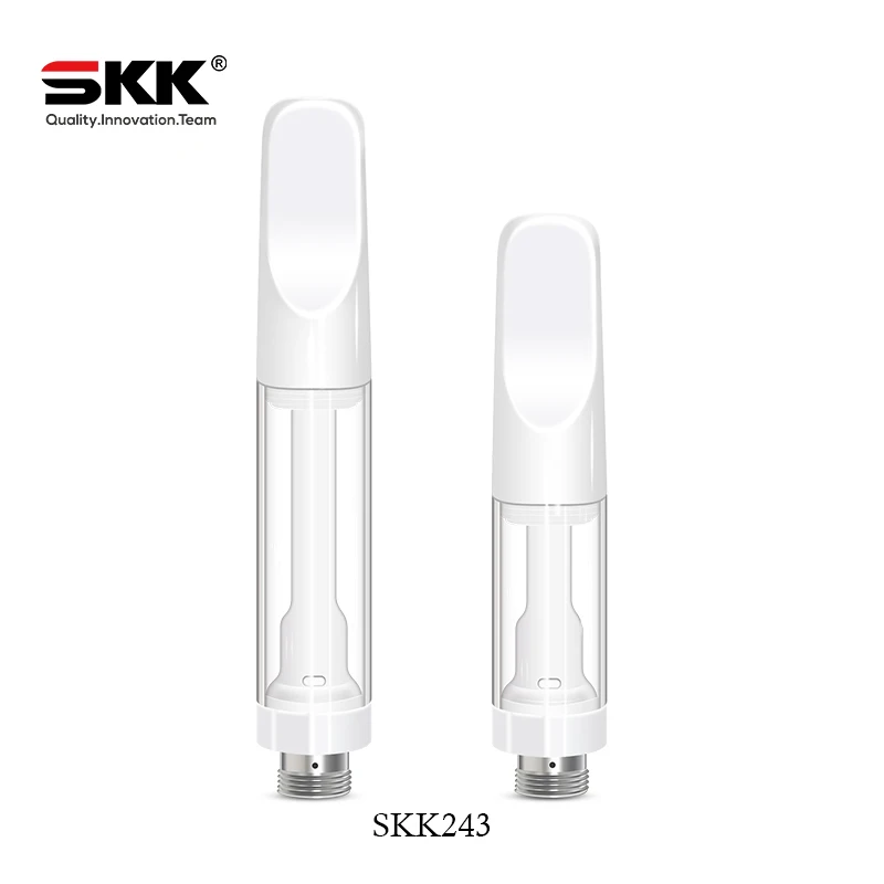 SKK243 испаритель ручка керамический полный картридж 510 резьба с пользовательским логотипом 0,5 мл для толщины