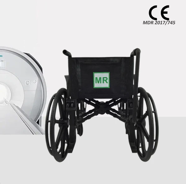 Hospital MRI wheelchair for 7.0 Tesla  MR system/ plastic material/ no metal at all/ CE certified