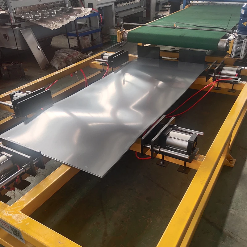 Coiled Metal Sheet Decoiling Automatic Steel Straightening Cutting Machine