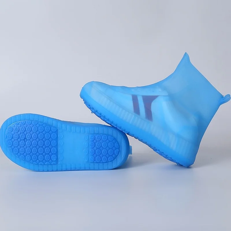 Waterproof Shoe Cover Rain Skid Proof Thick Wear-resistant Waterproof Shoe Cover Riding Outdoor Rain Boots Cover
