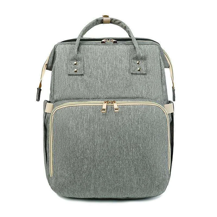 Fast Dispatch Diaper Baby Travel Bag  with Folding Crib Large Waterproof Mommy Nappy Backpack Travel Nursing