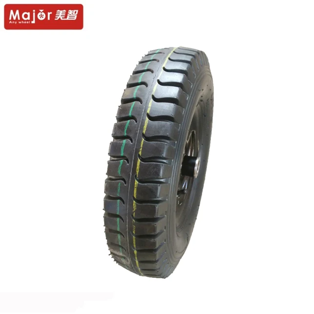 16 inch heavy duty pneumatic rubber inflatable wheelbarrow wheel 16x400-8 tractor tires