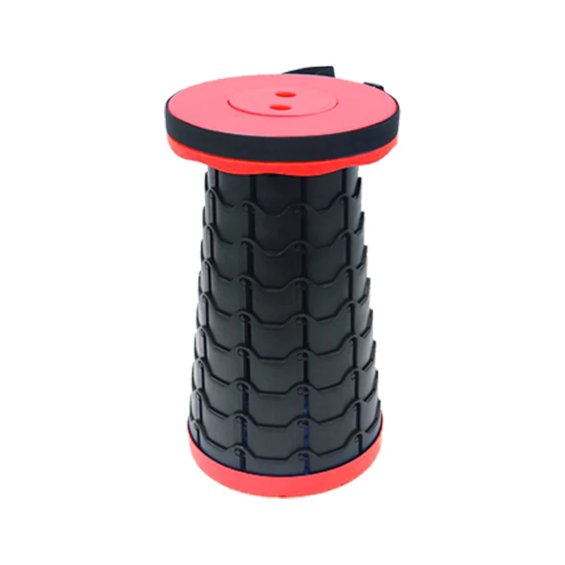 New Design Retractable Folding Chair Portable Collapsable Stool Portable Upgraded Retractable Folding Stool