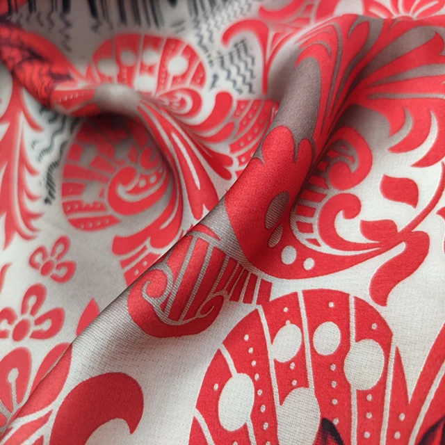 90*90cm Fashion Neck Scarfs Digital Printed Square Satin Silk Scarf Women