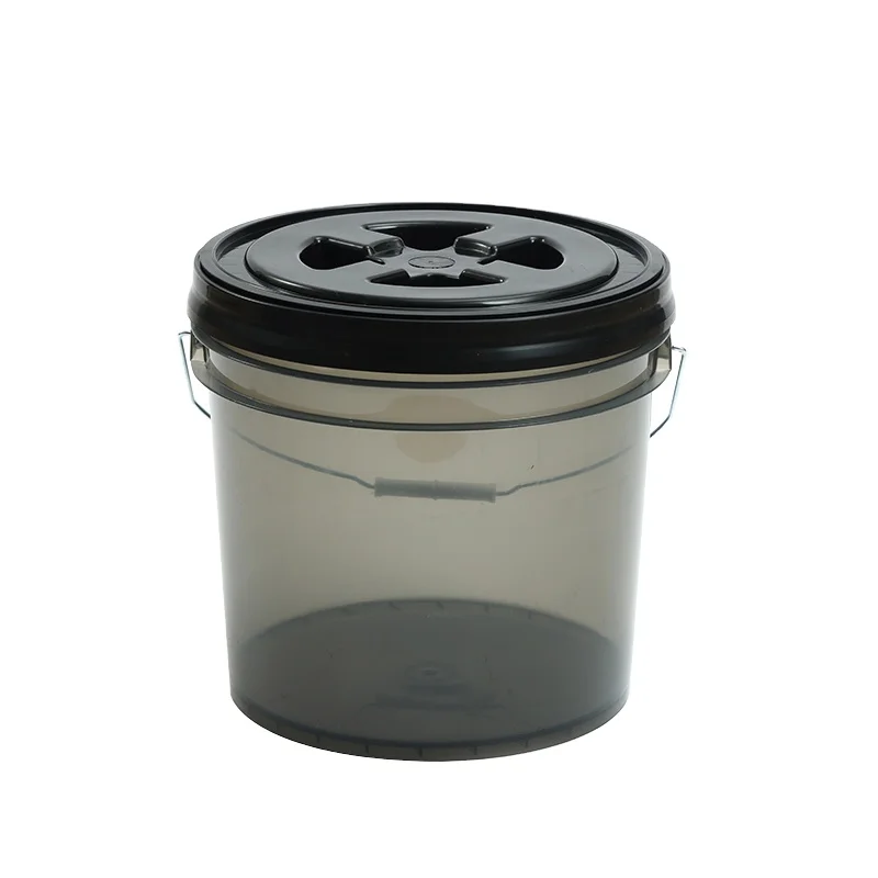 10 L 12 L 15 L 20 L Round Plastic Ultra Clear Plastic Bucket