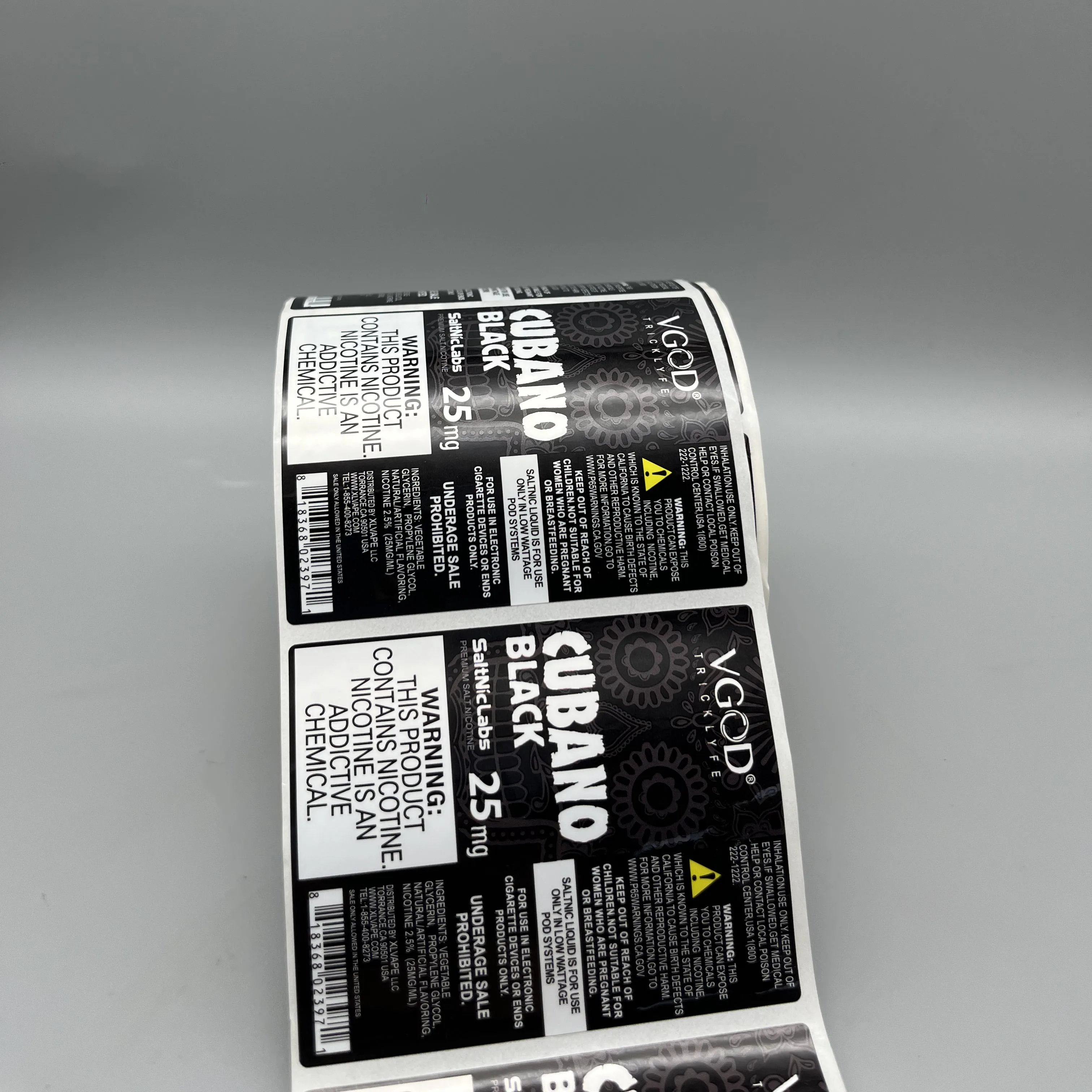 Custom Cosmetic Adhesive Gold Foil Sticker Perfume Glass Bottle Logo Label cosmetic labels