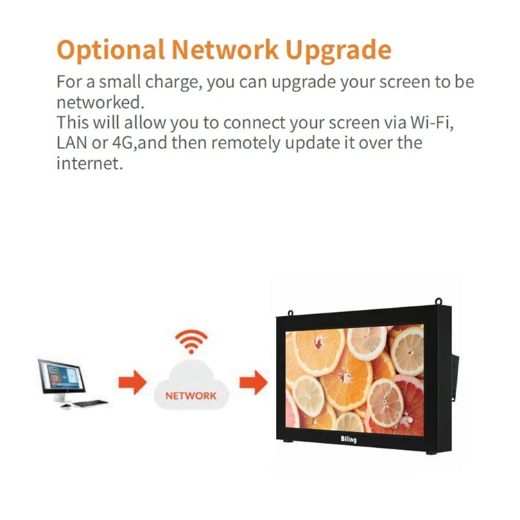 43 49 55 65 inch wall mount Interactive digital touch advertising signage lcd screen high brightness 32 inch outdoor lcd display