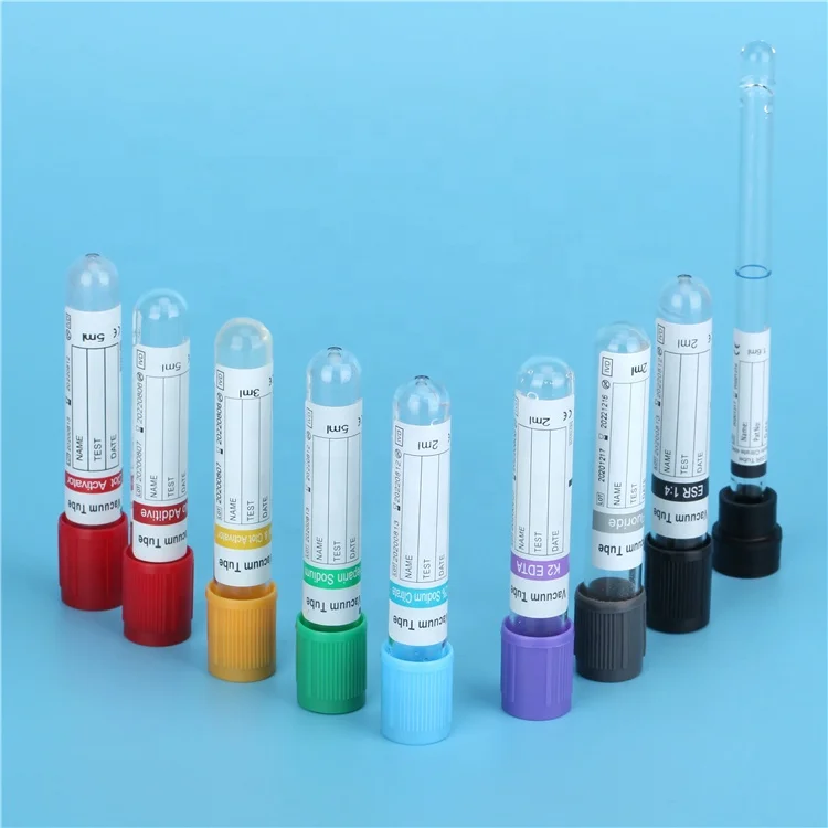 JUNNUO Vacuum Blood Collection Tubes OEM Glass Storage Instrument PET Class/ESR/Sampling/