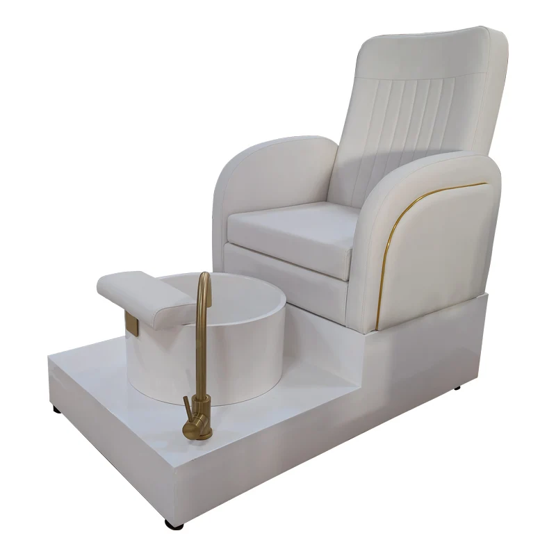 Daimi Custom Color Pedicure Station Chairs Electric Luxury Foot Spa Massage Equipment No Plumbing With Basin And Adjustable Foot