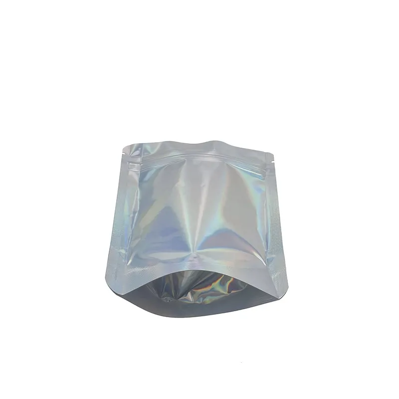3.5 gram 4*5 inches CR Smell Proof Holographic Laser Mylar Bag in Stock