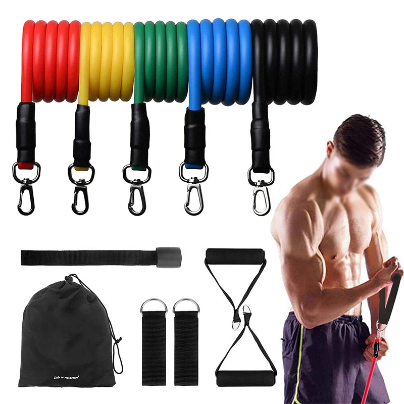 
elastica home Bandas De Resistencia fitness workout weight 100lb 150lb heavy duty resistance bands set for men 