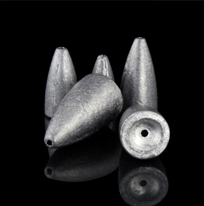 Fishing Weight Sinkers 3.5g 5g 7g 10g 14g Bullet Sinker Fishing Tackle Accessories fly tying