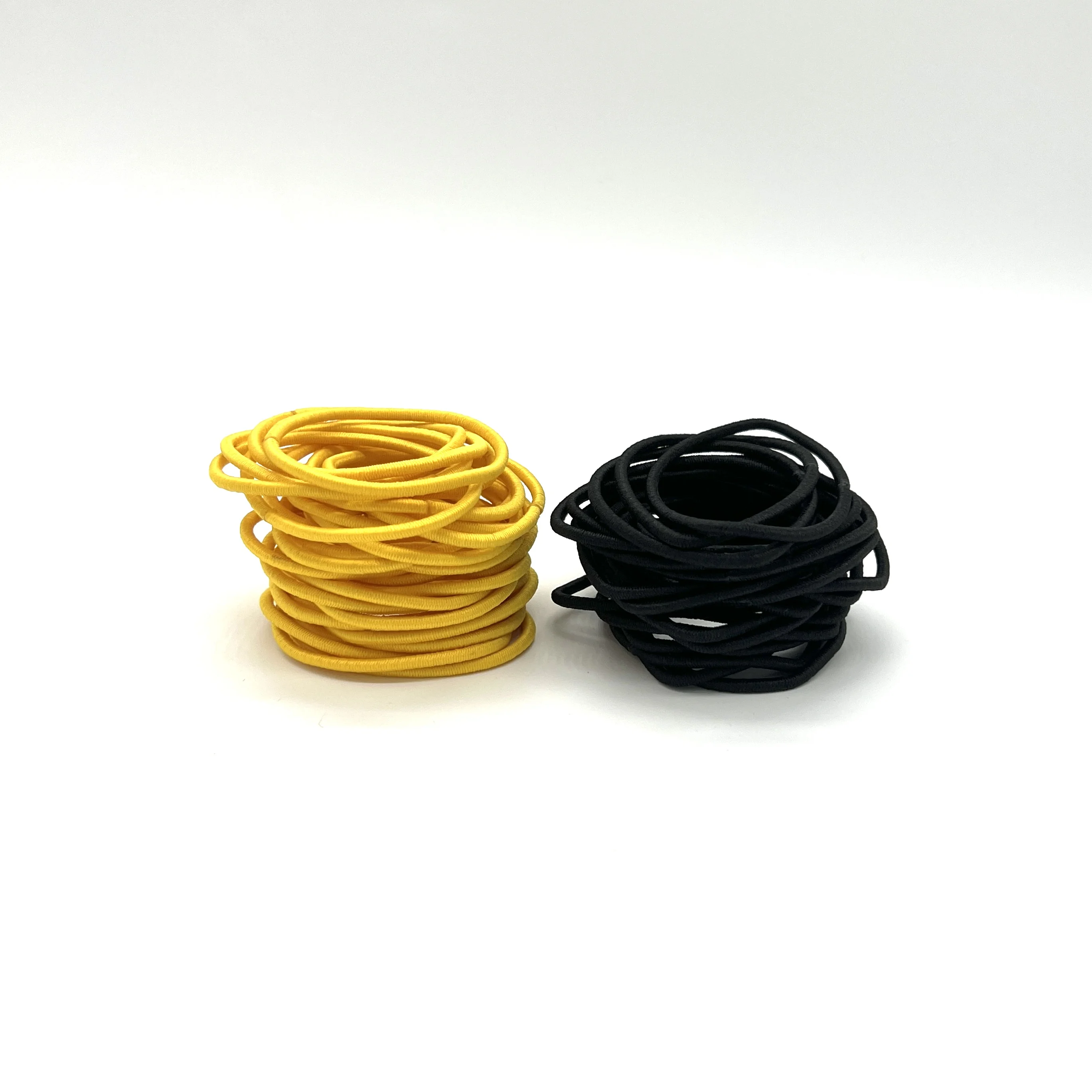 Color Wholesale 2mm no metal connectors Nylon elastic hair rubber elastic hair band Women, children, girls
